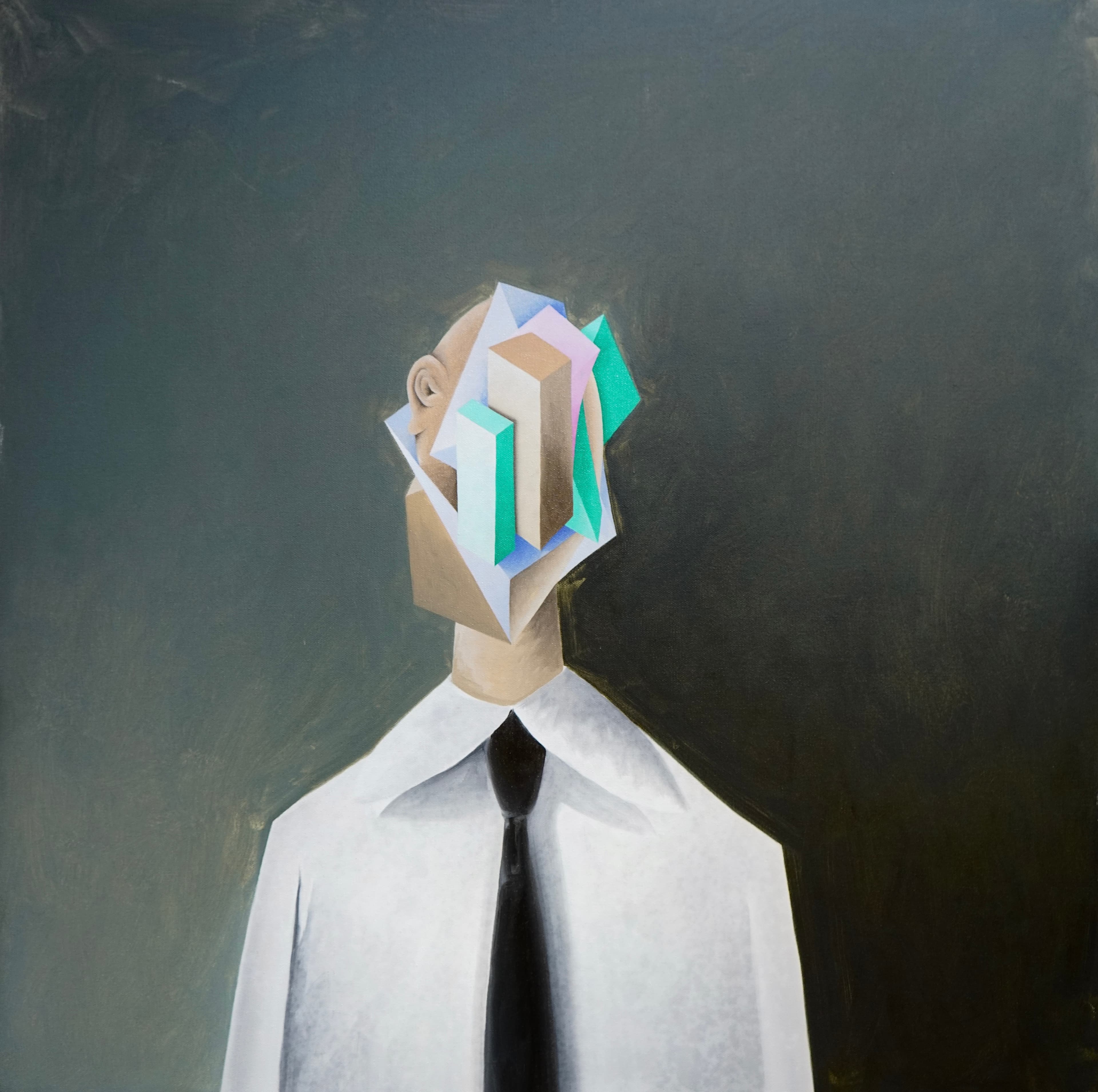 Contorted Head Composition No. III